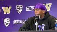 Penix in Apple Cup Postgame