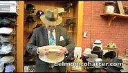 How to Shape an "Open Crown" Fur Felt Hat | DelMonico Hatter