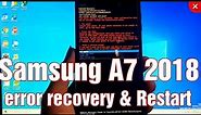 Hard Reset Samsung A7 2018 A750GN/DS | Fix Restart
