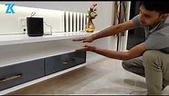 Bed Room TV unit design ideas | Bed Room TV cabinet interior @WOODWORKZK