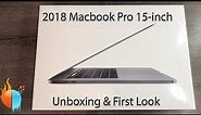 2018 Macbook Pro 15-inch Base Space Gray Unboxing & Quick Look | Touch Bar and Touch ID 2.2GHz