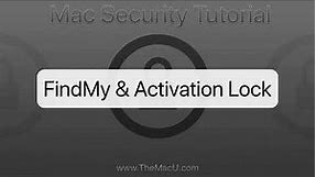 Use FindMy to Locate, Lock and even Erase a lost or stolen Mac!
