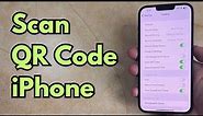 How to Scan QR Code on iPhone