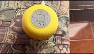 Yellow Chinese Bluetooth speaker