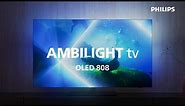 Philips AMBILIGHT tv OLED serie 818 4K UHD Google TV | Eccezionale, sotto ogni aspetto.