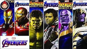 Avengers Endgame Titan Hero Series Titan Hero Power FX Toys Iron Man Hulk Thanos Unboxing Comparison