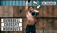 10 CrossFit® Benchmark Workouts Only Using a Dumbbell (Home Workouts)