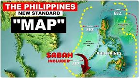 The Philippines New Standard Map to Counter China's 10-Dash Line