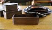 How to make a lacquered wooden lunch box. Cedar products, Craftsman. 漆塗りの弁当箱ができるまで－杉の木クラフト・糸島の木工職人