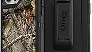 OtterBox iPhone 12 & iPhone 12 Pro Defender Series Case - REALTREE EDGE (BLACK/REALTREE EDGE GRAPHIC), Rugged & Durable, with Port Protection, Includes Holster Clip Kickstand