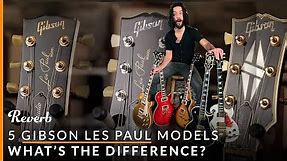Gibson Les Paul Standard vs Studio vs Traditional and More: 5 LPs Explained | Reverb