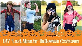 4 DIY Last-Minute Halloween Costumes | Brooklyn & Bailey