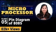 Pin Diagram of 8085 Microprocessor - 8085 Microprocessor - Microprocessor & Peripherals Interfacing