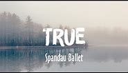 True - Spandau Ballet (Lyrics)