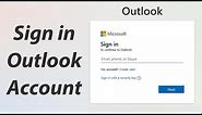 Outlook Login | www.outlook.com Account Login Help 2021 | Microsoft Outlook Email Sign In