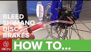 How To Bleed Shimano Hydraulic Disc Brakes