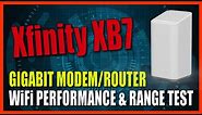 Xfinity XB7 Gigabit Modem Router Real Home WiFi Performance & Range Test