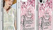 Topgraph Bible Case for Phone 13 Pro Christian Verses Protective - Heavy Duty Protective Compatible with iPhone 13 Pro [Christian God Biblical Jesus Religion Religious Themed Inspirational Psalms]