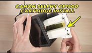 Canon Selphy CP1500: Ink Cartridge Install