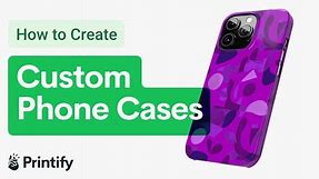 Easy Custom Phone Case Tutorial (Printify - Print on Demand)
