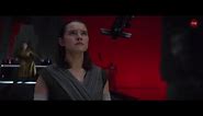 The Last Jedi Snoke Death Scene Kylo Ren and Rey vs Praetorian Guard HD