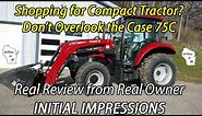 2020 Case Farmall 75C Review - Initial Impressions - Full Test Drive and Walkthrough