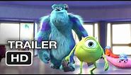 Monsters, Inc. 3D Official Trailer #1 (2012) Pixar Animated Movie HD