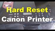 How to Hard Reset Canon Printer Error