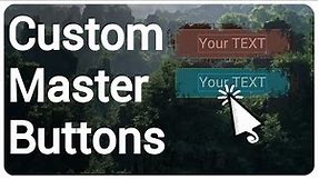 Custom Master Buttons - UI - Unreal Engine 5 Tutorial [UE5]