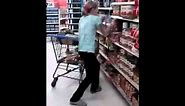 High on meth grocery shopping at Walmart - CAPTIONED