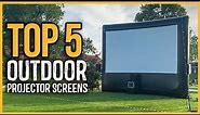 Best Outdoor Projector Screens 2023 | Top 5 Best Outdoor Movie Screens On Amazon
