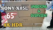 Sony X85L 65" Full Array LED 4K UHD HDR Google TV (2023) | Unboxing Overview!