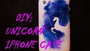 DIY: Unicorn Iphone case!