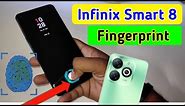 Infinix smart 8 display fingerprint setting/Infinix smart fingerprint screen lock/fingerprint sensor
