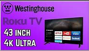 Westinghouse 43 inch Roku 4k Ultra HD LED Smart TV with HDR