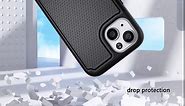 FNTCASE for Samsung Galaxy A25 Case: Galaxy A25 5G Phone Case Dual Layer Protective Phone Cover Rugged Full Body Drop Protection Shockproof Phone Case (Blue)