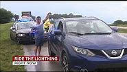 Car struck by lightning in Broward County