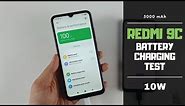 Xiaomi Redmi 9c Battery Charging test 0% to 100% | 10W, 5000 mAh