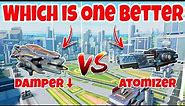 WR🔥[Nerf]Damper VS Atomizer Weapon Comparisons |WAR ROBOTS|