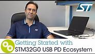 Getting started with USB type-C and the STM32G0 ecosystem