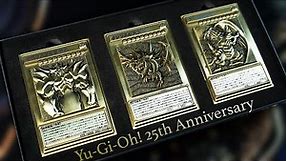 Unboxing the Stone Tablets from Ancient Egypt - YuGiOh 25th Anniversary Egyptian God Card Relief Set