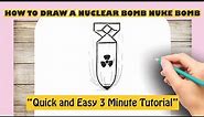 How to Draw A Nuclear Bomb || Nuke Bomb