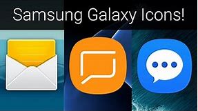 Samsung Android Icons: TouchWiz vs Experience vs One UI!