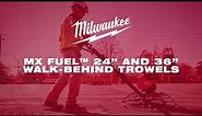 Milwaukee® MX FUEL™ Walk-Behind Trowels