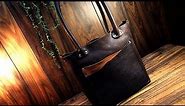 Handmade Leather Tote Bag: Tutorial / Pattern No.23