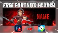 How To Make A FREE Fortnite Header In Pixlr (Takes 2 Minutes💥 )