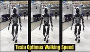 Tesla Optimus Bot Walking Speed