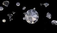 Motion Graphics - Falling Diamonds