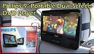 Philips Dual 9" Headrest Screen DVD Player for your Car (PD9012/37)