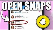 How to Open Your Snaps on Snapchat Web (Updated Guide) - 2024